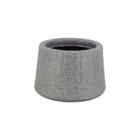 Vaso Tramontina Lótus em Polietileno Granito Pedra 8,5 cm