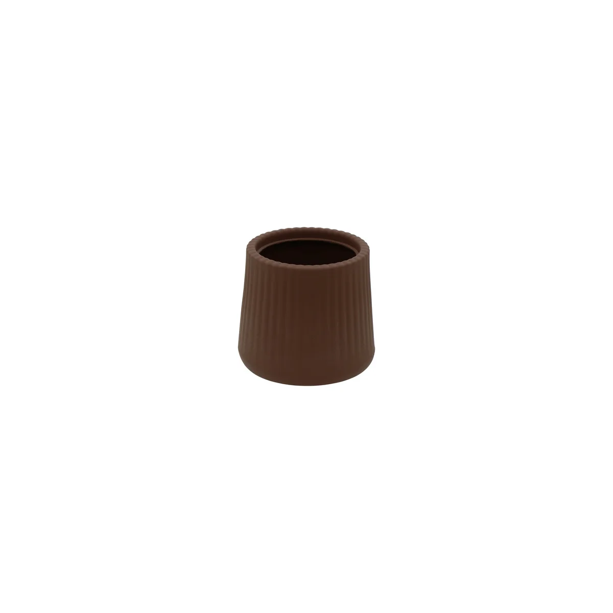 Vaso Tramontina Lótus em Polietileno Terracota 15,5 cm