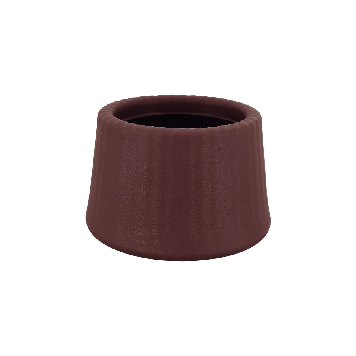 Vaso Tramontina Lótus em Polietileno Terracota 8,5 cm