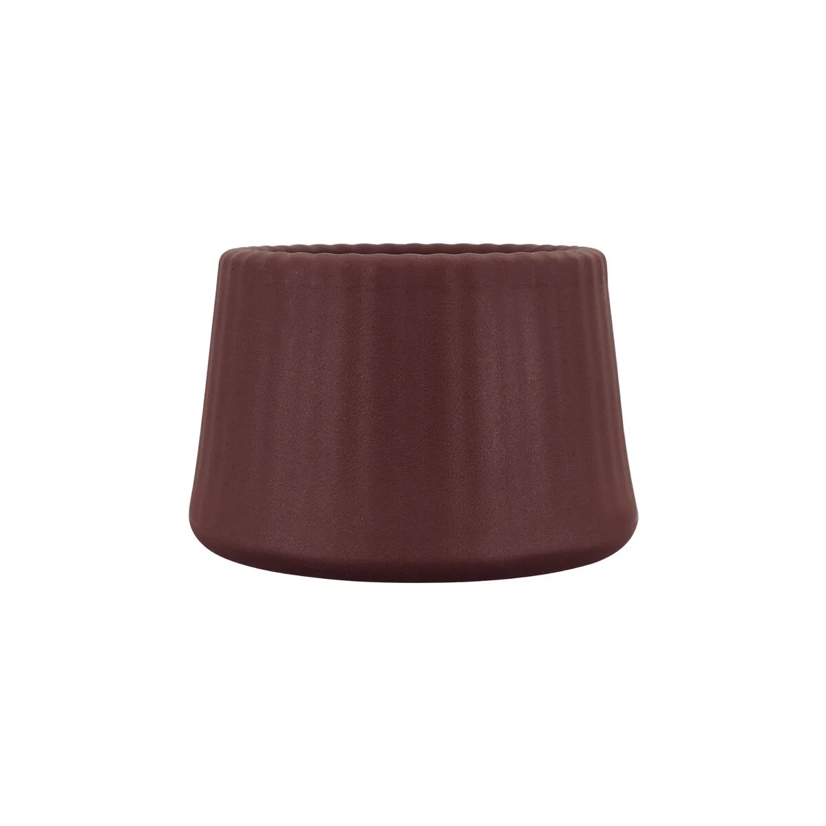 Vaso Tramontina Lótus em Polietileno Terracota 8,5 cm