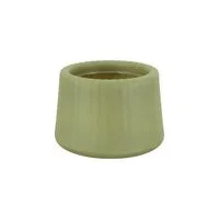 Vaso Tramontina Lótus em Polietileno Verde Oliva 8,5 cm