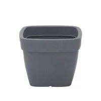 Vaso Tramontina Romano em Polietileno Grafite 32 cm
