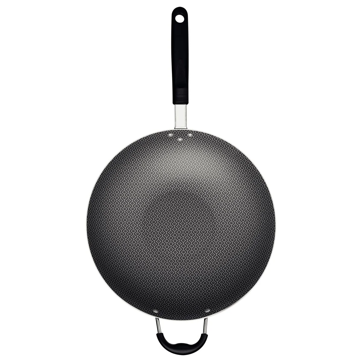 Wok Tramontina Loreto em Alumínio com Revestimento Interno Antiaderente Starflon Max com Cabo Baquelite Vermelha 36 cm 6 L