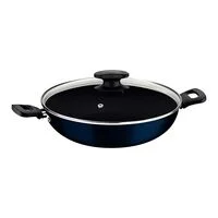 Wok Tramontina Ravena com Revestimento Interno Antiaderente Starflon Max com Tampa de Vidro 28 cm 3,3 L