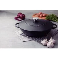 Wok Tramontina Trento em Ferro Esmaltado com Revestimento Interno em Antiaderente Starflon Excellent 32 cm 5 L