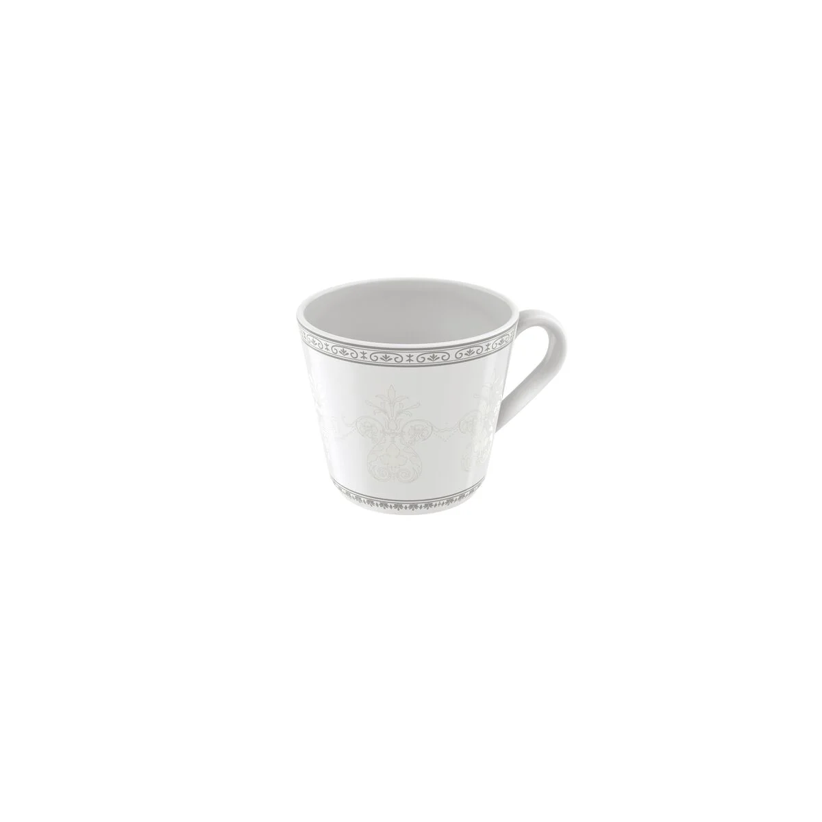 Xícara Chá Tramontina Gabrielle em Porcelana Decorada 185 ml