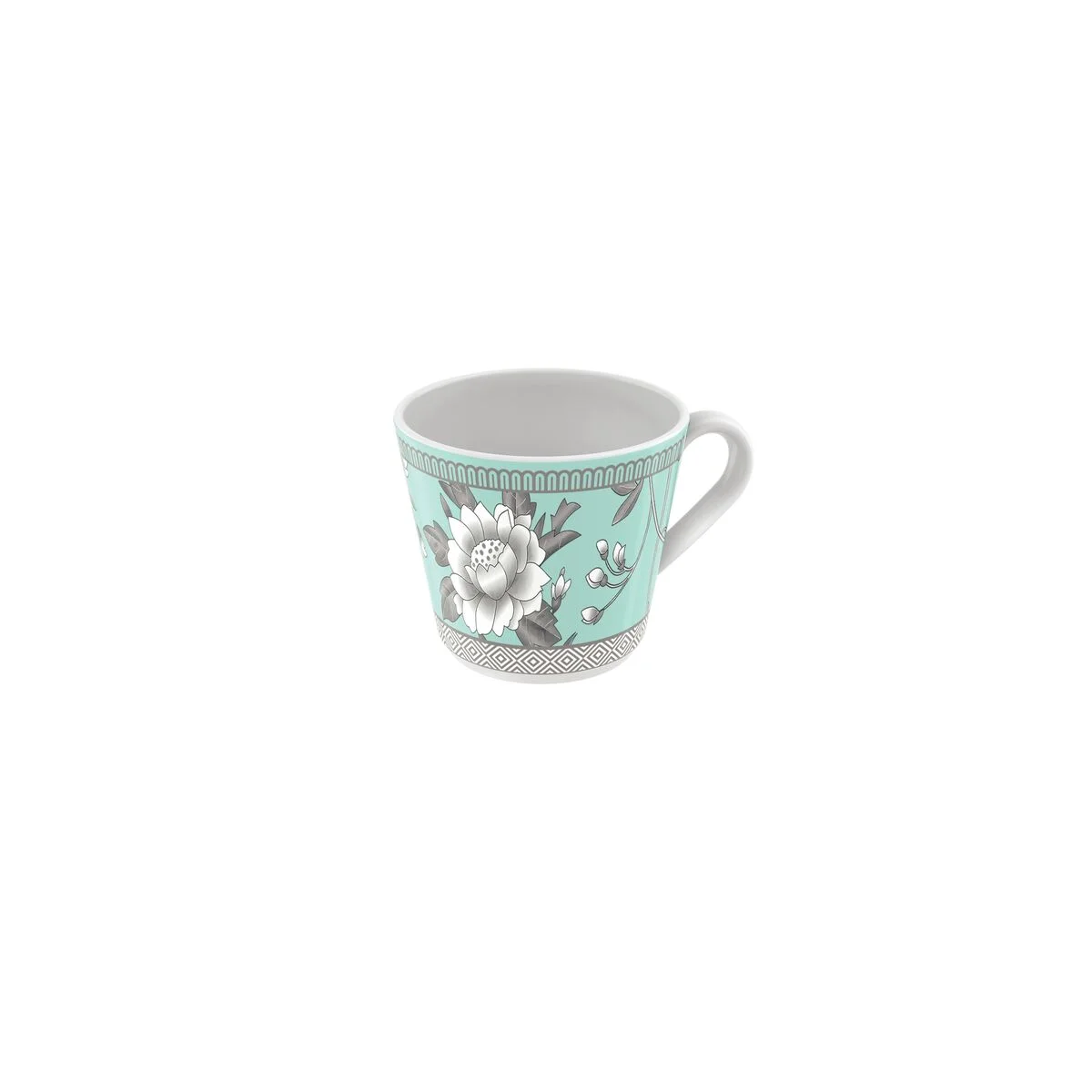 Xícara Chá Tramontina Helen em Porcelana Decorada 185 ml