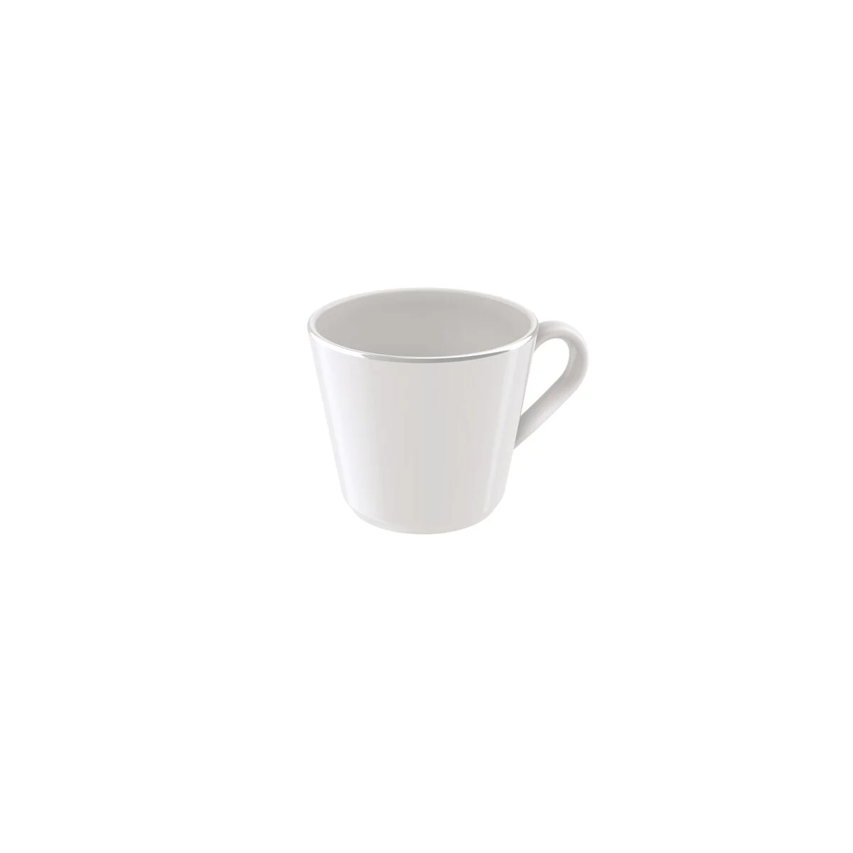 Xícara Chá Tramontina Joana em Porcelana 185 ml